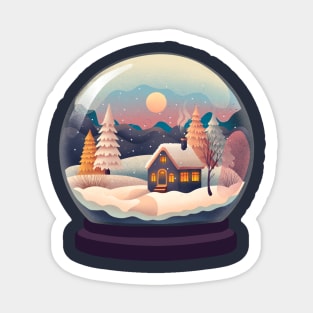 Snow Globe Village Sticker